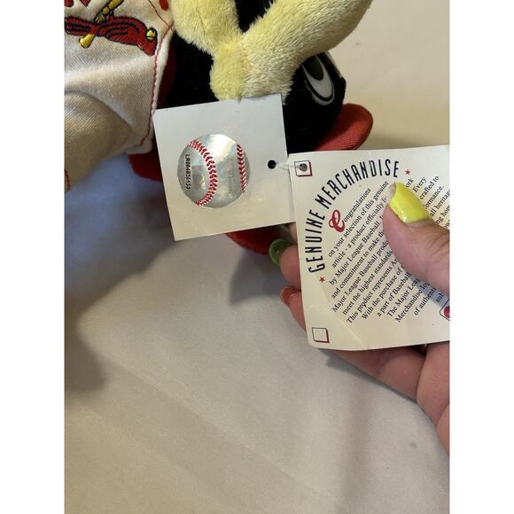 Vintage NWT Arizona Cardinal NFL Official Plush Team Mascot 11” Major League - Picture 5 of 9